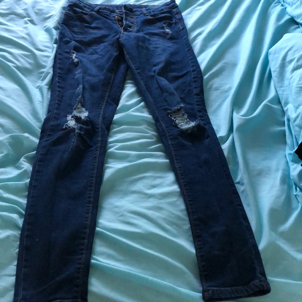 Shein ripped jeans